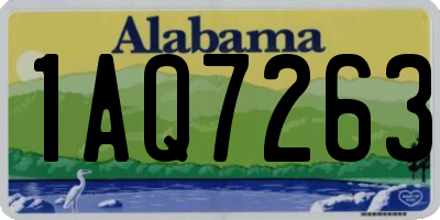 AL license plate 1AQ7263
