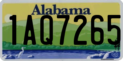 AL license plate 1AQ7265