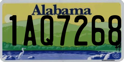 AL license plate 1AQ7268