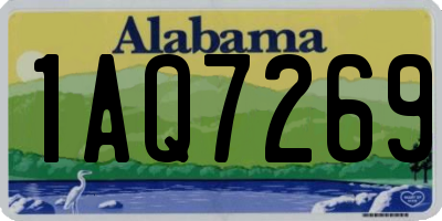 AL license plate 1AQ7269