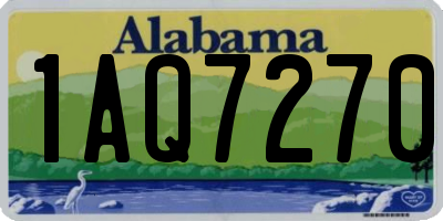 AL license plate 1AQ7270