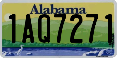 AL license plate 1AQ7271