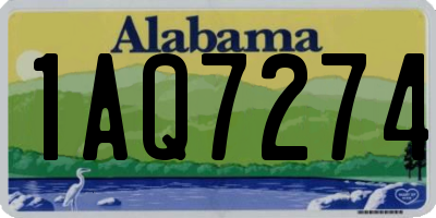 AL license plate 1AQ7274