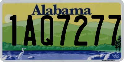 AL license plate 1AQ7277