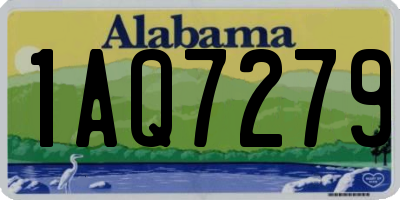 AL license plate 1AQ7279