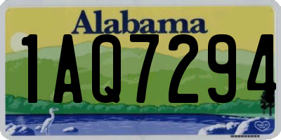 AL license plate 1AQ7294