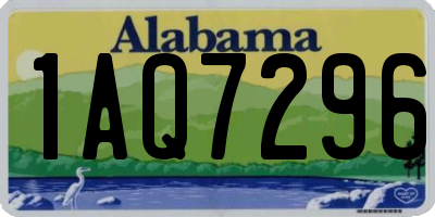 AL license plate 1AQ7296
