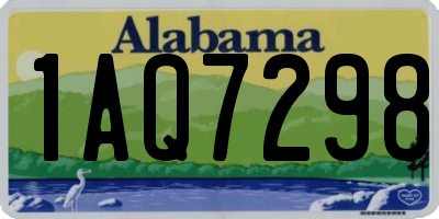 AL license plate 1AQ7298