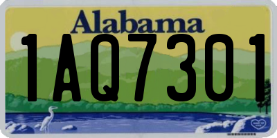 AL license plate 1AQ7301