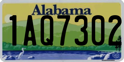 AL license plate 1AQ7302