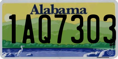 AL license plate 1AQ7303