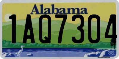 AL license plate 1AQ7304