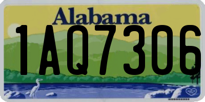 AL license plate 1AQ7306