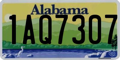 AL license plate 1AQ7307