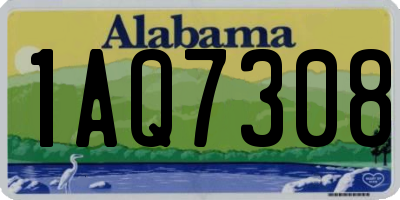 AL license plate 1AQ7308