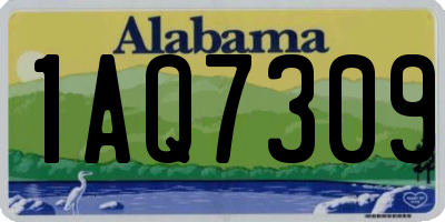 AL license plate 1AQ7309