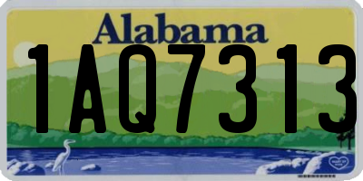 AL license plate 1AQ7313