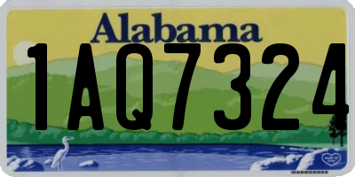 AL license plate 1AQ7324