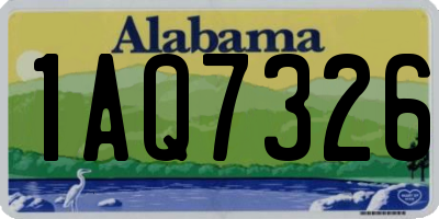 AL license plate 1AQ7326