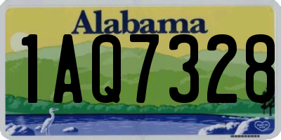 AL license plate 1AQ7328