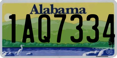 AL license plate 1AQ7334