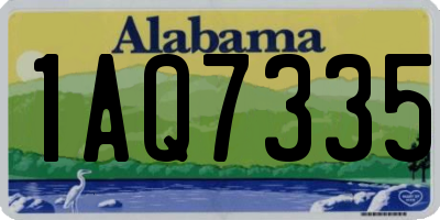 AL license plate 1AQ7335