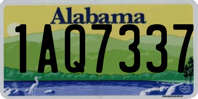 AL license plate 1AQ7337