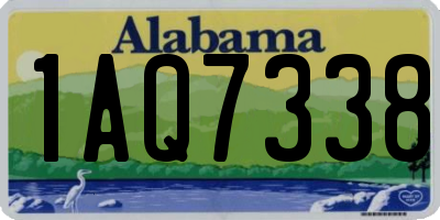 AL license plate 1AQ7338