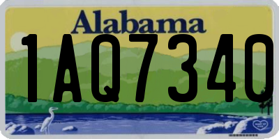 AL license plate 1AQ7340