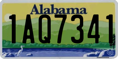 AL license plate 1AQ7341