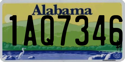 AL license plate 1AQ7346