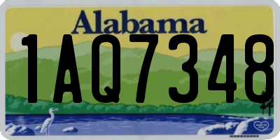 AL license plate 1AQ7348