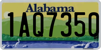 AL license plate 1AQ7350