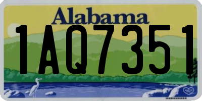AL license plate 1AQ7351
