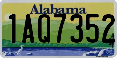 AL license plate 1AQ7352