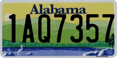 AL license plate 1AQ7357