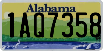 AL license plate 1AQ7358