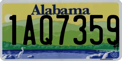 AL license plate 1AQ7359