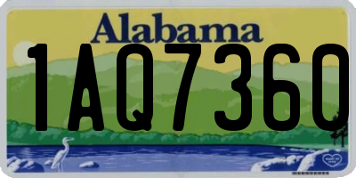 AL license plate 1AQ7360