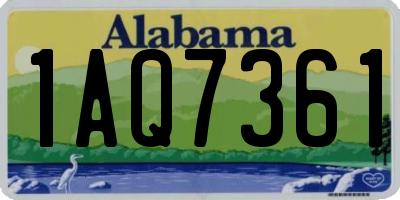 AL license plate 1AQ7361