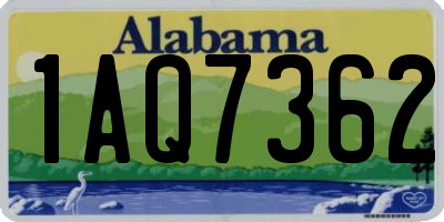 AL license plate 1AQ7362