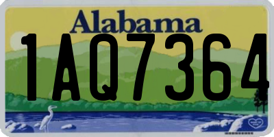 AL license plate 1AQ7364