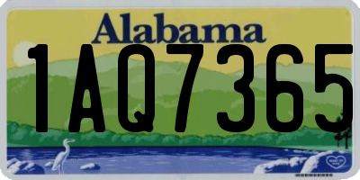 AL license plate 1AQ7365