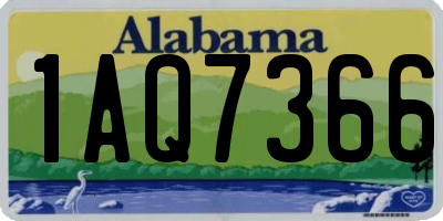 AL license plate 1AQ7366