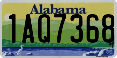 AL license plate 1AQ7368