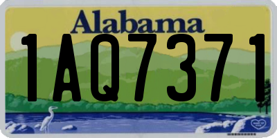 AL license plate 1AQ7371