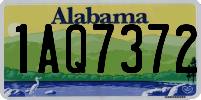 AL license plate 1AQ7372