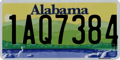AL license plate 1AQ7384