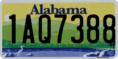 AL license plate 1AQ7388