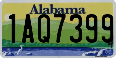 AL license plate 1AQ7399